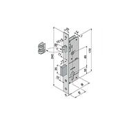 Welka 10120100E Serratura Infilare Cilidro Sagomato F22