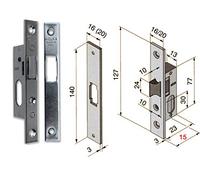 Welka 11515010 Serratura Infilare Cilindro Ovale F16
