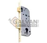 Welka 15880-40 015 Serratura da Infilare, Quadro 8 mm, Ottonata, 40 mm