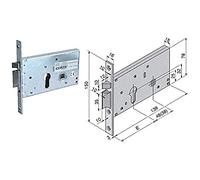 Elettroserratura da infilare per fasce mm.78 h 302 - mm.50 (30250010) 1 pezzi We
