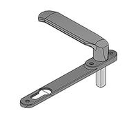 Welka - Maniglia BASSA con placca x cil sagomato