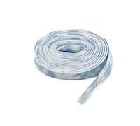 WELKOO Lacci piatti, lacci durevoli, crea il tuo stile con lacci unici, 1 paio, colori Azzurro e lunghezza (150 cm x 8 mm). Compatibile con Nike, Adidas, Converse, Reebok