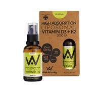 Well Actually Liposomial Vitamin D3 + K2 2000IU Lime Crush Spray - 25 ml