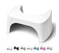 Well Care Sgabello Bagno Fisiologico - Poggiapiedi Adulti per WC - Sgabellino Squatty da Toilette - Panchetto contro la stitichezza - Plastica Riciclata