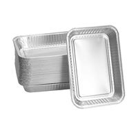 WELL GRILL Ciotole in alluminio per Ninja Woodfire, accessori per barbecue a gas, Ninja OG850EU OG901EU serie OG701EU, ciotole in alluminio monouso per Weber 6415, confezione da 20