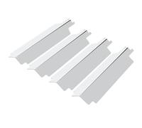 WELL GRILL Copertura bruciatore in acciaio inox, accessorio per barbecue EL Fuego Dayton, 4 bruciatori, Tepro, Broil-Master, barbecue a gas 4 + 1 e la maggior parte delle griglie a gas, confezione da