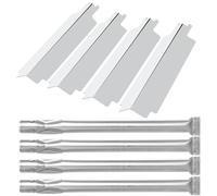 WELL GRILL Copertura del bruciatore in acciaio inox e tubo del bruciatore di ricambio per EL Fuego Dayton 4 bruciatori, Tepro, Broil-Master Gas Grill 4+1 e la maggior parte delle griglie a gas
