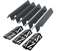 WELL GRILL Flavorizer Bars e dissipatore di calore per Weber Genesis II 300 Serie, II E-310 E-330 E-335 S-335, II LX S/E-340 Serie, copertura bruciatore per barbecue a gas di ricambio per Weber 66795