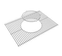 WELL GRILL Griglia in acciaio inox da 47,6 cm, con accessori integrati per Weber Genesis II & II LX 300, Genesis II E310 S310 E335 E315 E340 S340, 66095