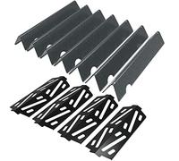 WELL GRILL Guide aromatiche e dissipatore di calore per Weber Genesis II/LX 400 Serie, Genesis II E-410 E-415 S-435, barbecue a gas, Flavorizer Bars copertura bruciatore Accessori per Weber 66033