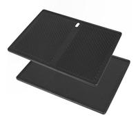 WELL GRILL Piastra girevole in ghisa, 43 x 32 cm, per broilking baron, Landmann Triton 3 e 4 bruciatori, Enders Boston 4 & 6, Monroe PRO 4, Colorado 4 barbecue a gas, Plancha accessorio per
