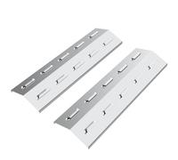 WELL GRILL Piastre riscaldanti aromatizzanti da 39 cm per griglie a gas Campingaz 3 e 4 Classic, Woody e Master, diffusore di fiamma in acciaio inox per Brinkmann, Landmann, Uniflame, Outback