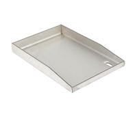 WELL GRILL Plancha Grill da 4 mm di spessore, 20 x 30 cm, in acciaio inox, per barbecue a gas e a induzione, adatti anche a barbecue a gas e a carbone, aggiornato, a tenuta stagna