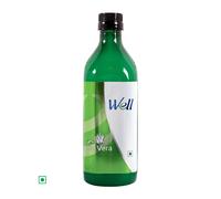 Well Herbals Succo di Aloe Vera Glutine Supporta la Digestione Generale 1 Ltr...
