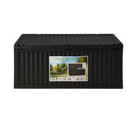 Well Home - Baule da giardino in grafite e alluminio, 295 litri