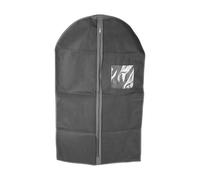 Well Home Borsa per tuta non tessuta di alta qualità con cerniera e finestra - 61x135cm in grigio scuro