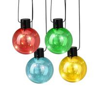 Well Home Catena di luci a LED multicolore con timer e 10 lampadine