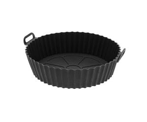 Well Home Cestino in silicone per Airfryer Ø20,5 cm, ideale per cucinare cibi in modo sano