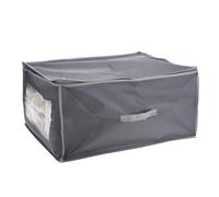 Well Home - Custodia protettiva per coperta in tessuto non tessuto, 80 g/m2, 50 x 38 x H20 cm, colore: Grigio scuro