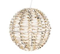 Well Home Decorazione a forma di sfera luminosa colore oro brillante con 300 luci micro LED Ø30 cm