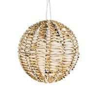 Well Home Decorazione a forma di sfera luminosa colore oro brillante con 720 luci micro LED Ø40 cm