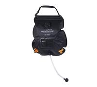 Well Home - Doccia Solare da Campeggio, 20 l, con nebulizzatore, Borsa dell'Acqua Portatile a 2 Strati, Doccia Esterna da 50 x 47 cm, Colore Nero