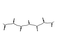 Well Home Ghirlanda con 96 luci LED multicolore con controller a 8 funzioni