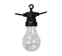 Well Home - Ghirlanda di 10 luci LED bianche calde con timer 450 cm