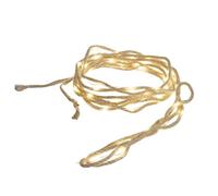 Well Home - Ghirlanda di corda da 5 m con 50 luci LED bianco caldo