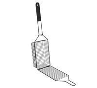 Well Home Griglia Cestino BBQ Antiaderente Nero 54x14x8cm