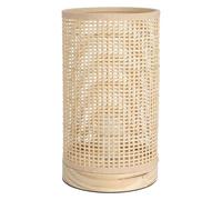 WELL HOME - Lampada da tavolo con paralume in bambù Ø13 x 23 cm