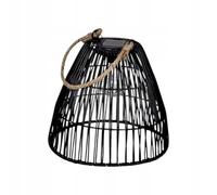 Well Home Lanterna Solare Grande, 24 x 24 x 23 cm, con Manico e Schermo Decorativo