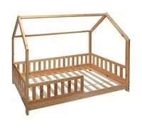 Well Home Letto per bambini 'Bosco' design casetta 90x190cm Scopri il letto a soppalco per bambini che realizzerà i sogni di ogni bambinoDal design a forma di casetta, questo letto singolo offre uno s