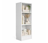 Well Home Libreria Turia con 2 ripiani in colore bianco da 40,6 x 26,72 x 107,2 cm