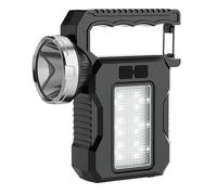 Well Home Luce da Campeggio Solare Portatile USB 150 Lumen, Ricaricabile con Pannello Solare e USB-C - Frontale + Luce Laterale 12 LED