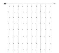 Well Home Luce per tenda con 480 luci LED bianche calde con controller 225 x 300 cm