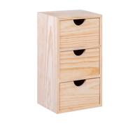 Well Home Miniblock 3 cassetti in legno di pino