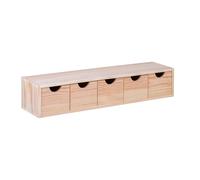 Well Home Miniblock 5 cassetti in legno di pino