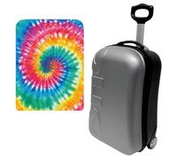 WELL HOME MOBILIARI & DECORACIÓN Valigia Trolley 20" Cabina con Custodia Protettiva Fluor, multicolore, Valigia Trolley 20'' con custodia protettiva