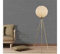 WELL HOME MOBILIARIO & DECORACIÓN Lampada da Terra con Struttura in Metallo Color Oro