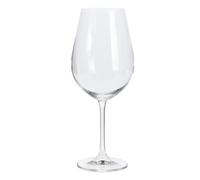 WELL HOME MOBILIARIO & DECORACIÓN Set di 4 calici da vino bianco con motivo a righe in rilievo, 520 ml