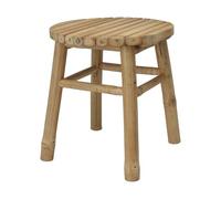WELL HOME MOBILIARIO & DECORACIÓN Sgabello in bambù naturale: resistente e versatile capacità di carico di 110 kg,