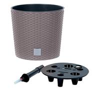 WELL HOME MOBILIARIO & DECORACIÓN Vaso rotondo da 15,3 litri, con serbatoio interno + sistema di irrigazione tempo & tubus