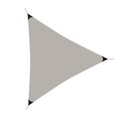 Well Home Ombrellone Triangolo di Ombra in Poliestere 36x36x36cm - Colore Talpa, UPF 50+, Ganci in Metallo e Borsa per il trasporto