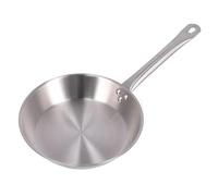 Well Home Padella Ø24x5cm in acciaio inossidabile, adatta per induzione e senza antiaderente