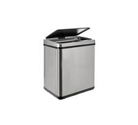 WELL HOME - Pattumiera intelligente senza gambe con apertura automatica e contatto manuale, 30 l, 35,5 x 26 x 60 cm, colore: Grigio