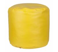 Well Home Pouff rotondo Ø40 x 38 cm Colore Giallo - Seduta imbottita e confortevole