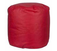 Well Home Pouff rotondo Ø40 x 38 cm Colore Rosso - Seduta imbottita e confortevole