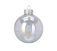 Well Home - Set di 16 palline di Natale color iridescente Ø6 cm - lucide e opache