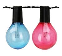 Well Home - Set di 20 luci bianche calde per feste solari con pannello LED multicolore, pannello solare e batteria ricaricabile inclusa